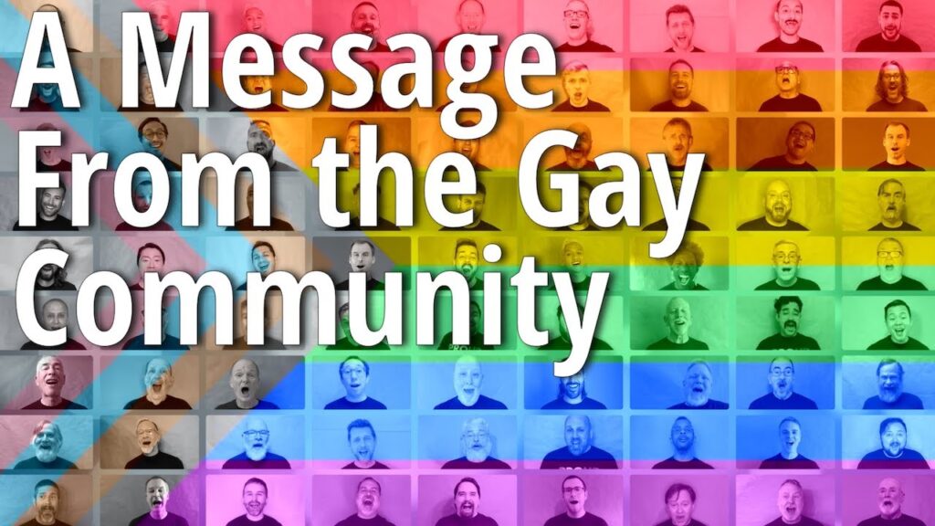 Standing By “A Message From the Gay Community”