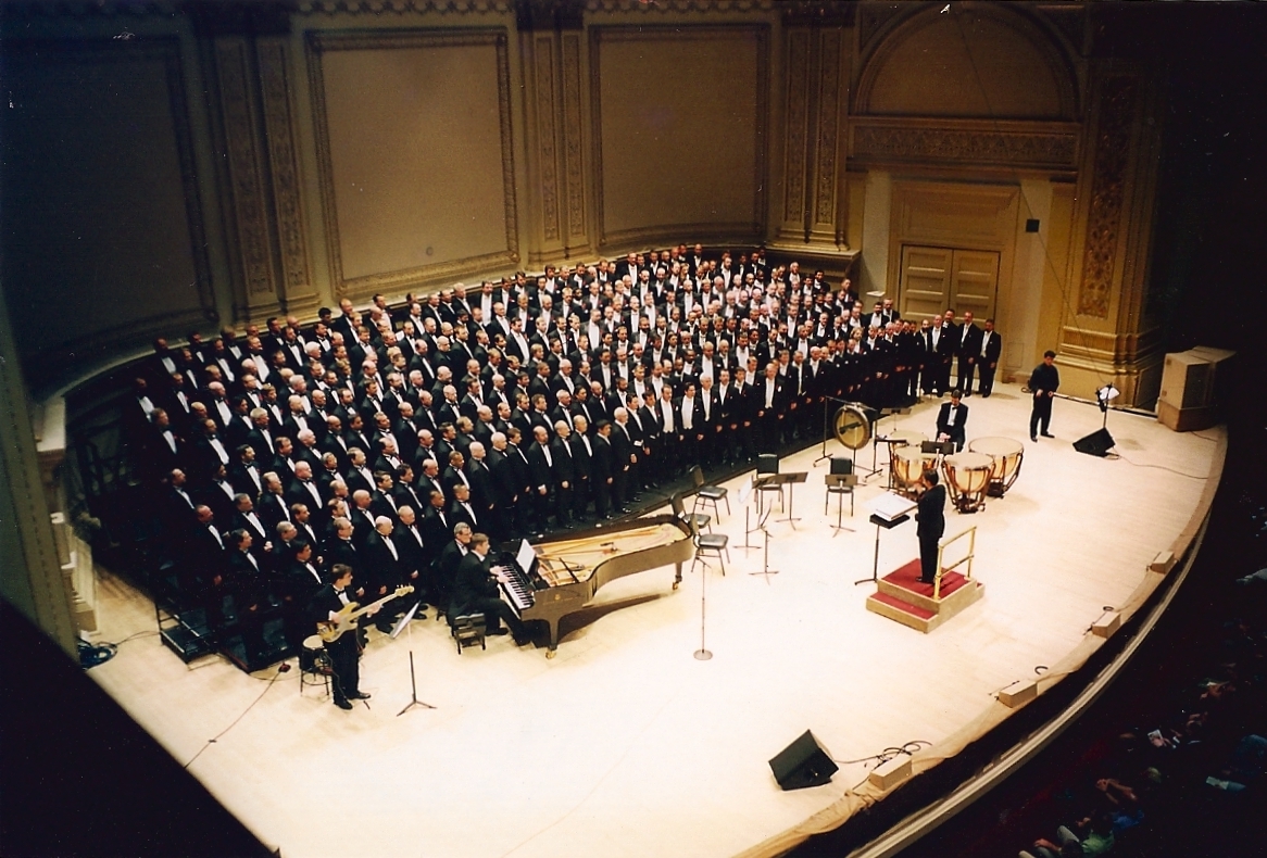 SFGMC at Carnegie Hall, New York, 2001. SFGMC Archives.