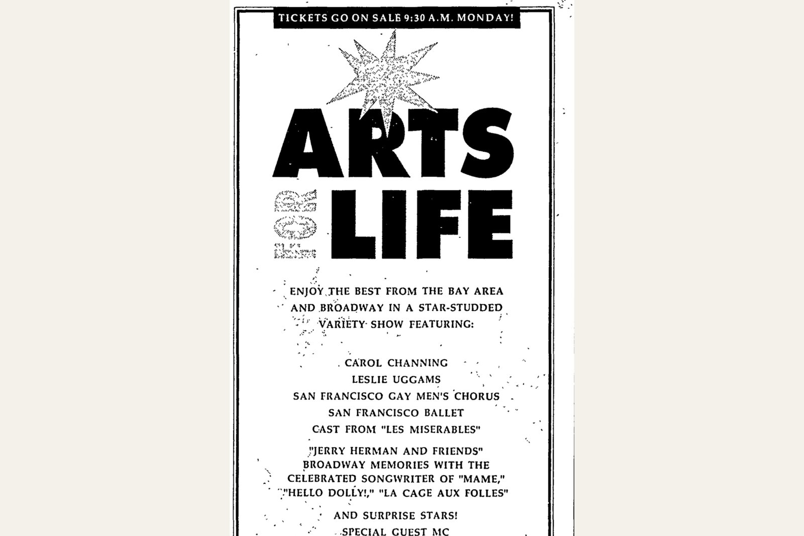 Newspaper clipping: Sunday Examiner & Chronicle, September 24, 1989