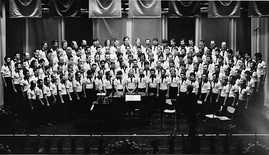 Archive photo: The first rehearsal, October 30, 1978
