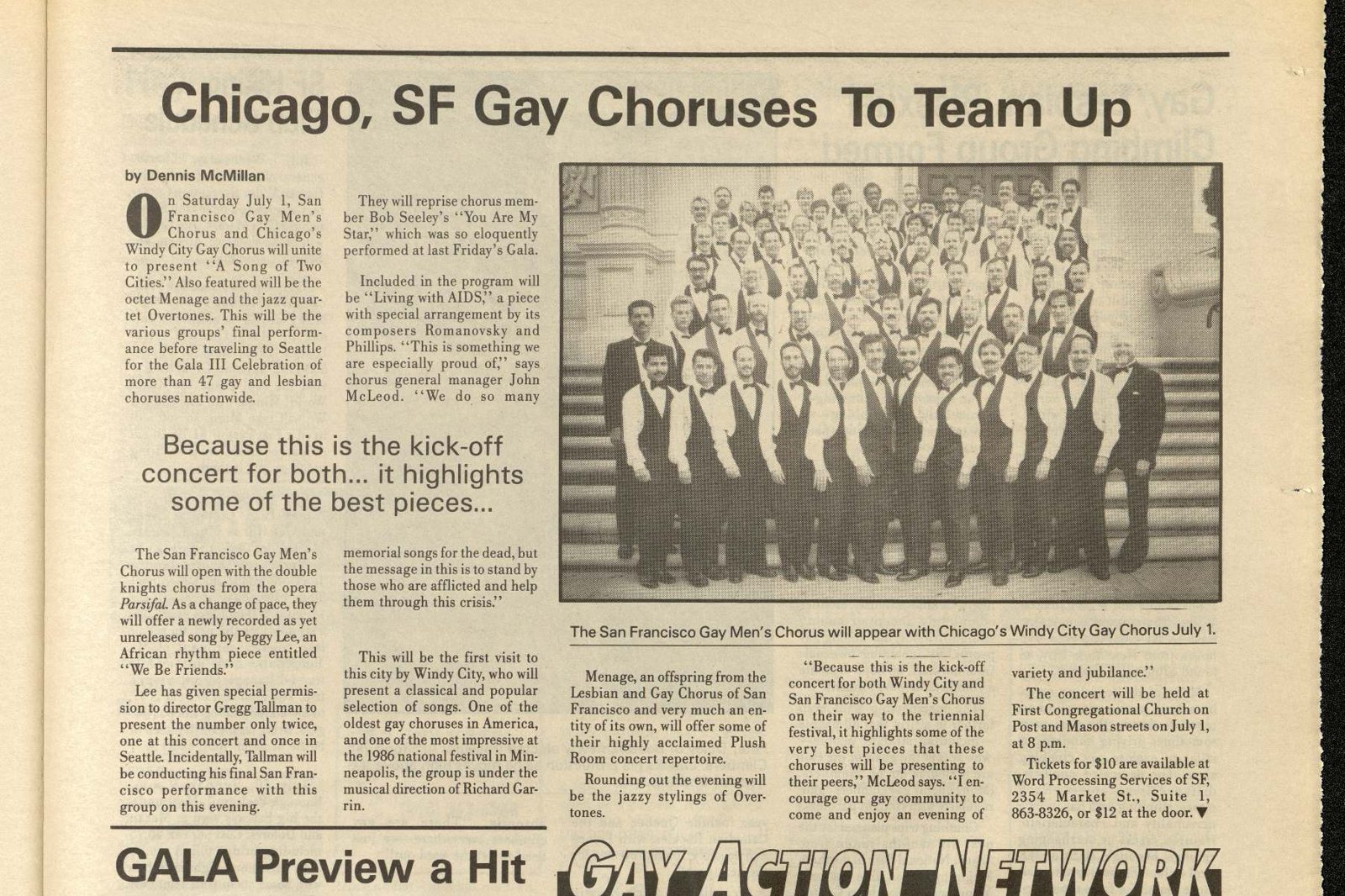 Newspaper clipping: Bay Area Reporter, June 29, 1989