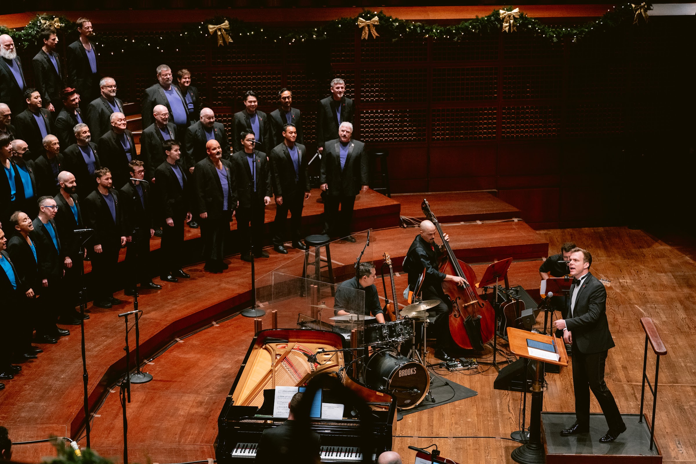 The San Francisco Gay Men’s Chorus performing Home for the Holidays at Davies Symphony Hall on Christmas Eve 2024
