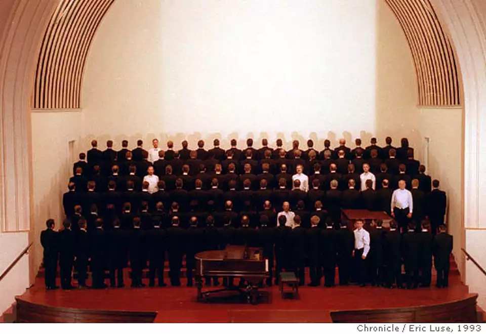 The Fifth Section, 1993. Photograph: Eric Luse / San Francisco Chronicle. SFGMC Archives.